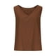 thumbnail image 5 of Top para mujer,Camiseta sin mangas con cuello en V para mujer, informal, color liso, mezcla de algodón, bolsillos, para verano, sopatenor, 5 of 9