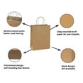 thumbnail image 2 of 25PCS Brown Paper Bags with Handles, 8.25" X5.9 X3.15Inch Kraft Gift Bags, Ideal for Birthday, Retail, Party, Shopping, Festival, Reusable & Durable, 2 of 9