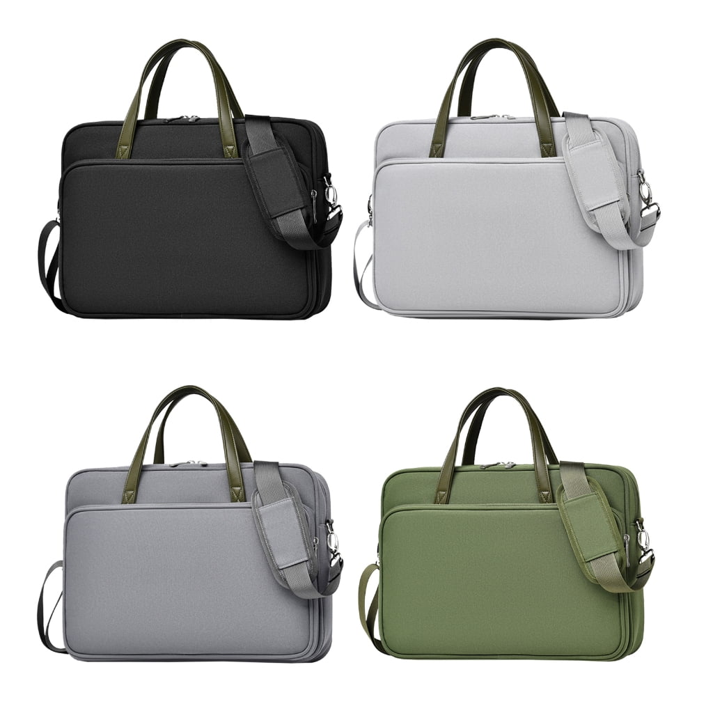 Protective Laptop Case Sleeve With Shoulder Strap For 14Inch Notebook, Spacious Business Case for Travel and Commute