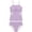 Purple, variant on Girls Swimsuit Bikini Set 2 Piece Tankini Swimsuit Adjustable Straps Cut Out Swimwear Black Girls Bathing Suit 14-16 Years