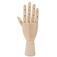 thumbnail image 3 of Wooden Hand Rotation Joint Professional Hand Model Various Shapes Wooden Mannequin Hand for Sketching Cartoon Decorate Right Hand, 3 of 14