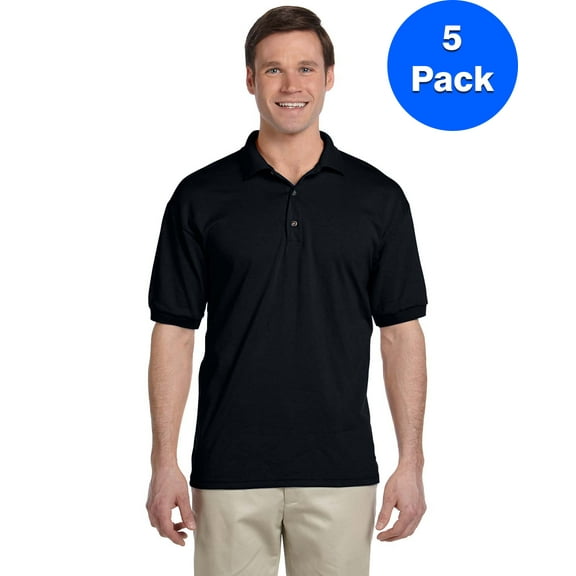 Mens 5.6 oz. DryBlend 50/50 Jersey Polo 5 Pack