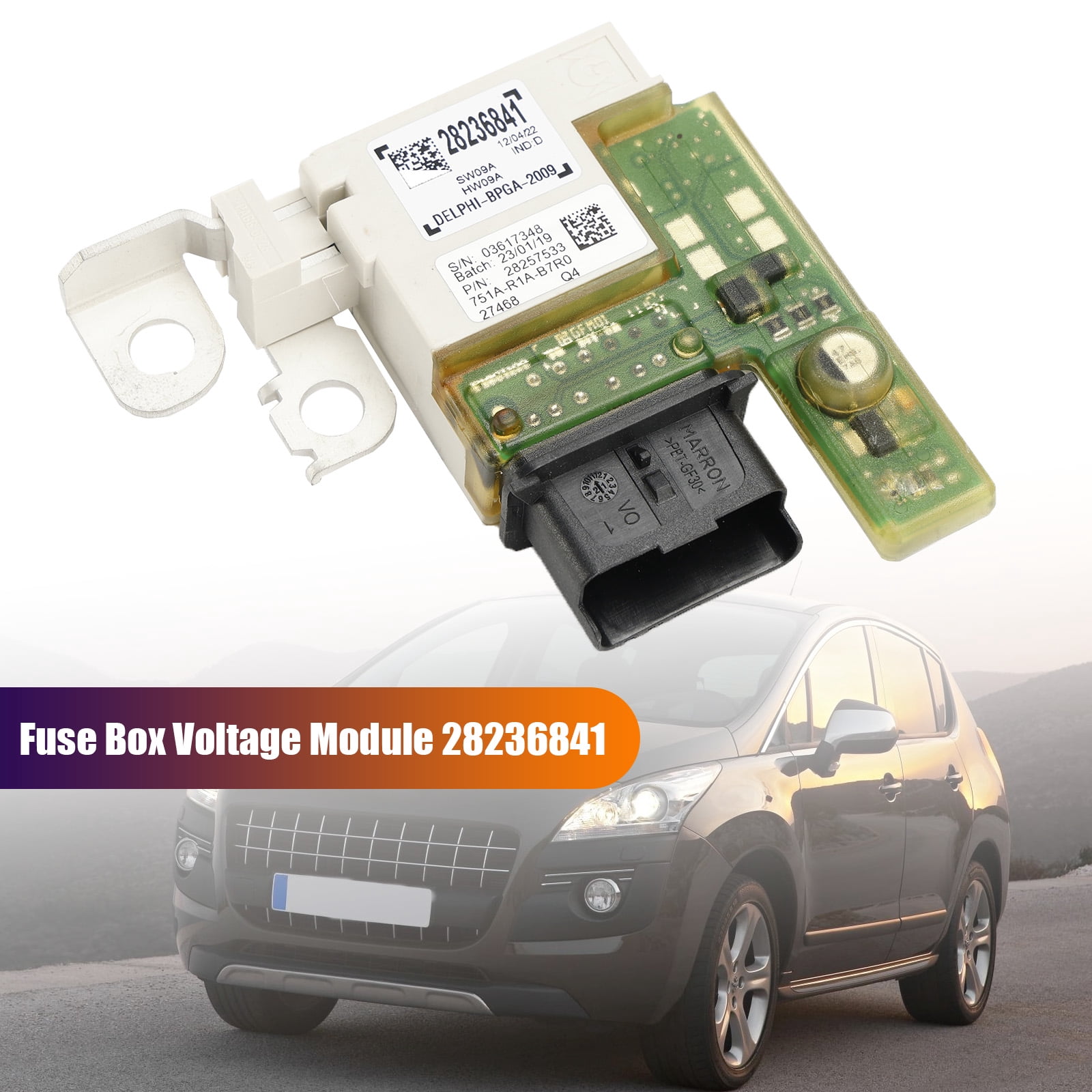 peugeot 3008 cigarette lighter fuse Fuse Box Voltage Module 28236841 For Citroen C4 Picasso Peugeot 3008 5008