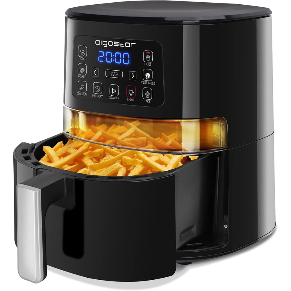 4.2 Quart Air Fryer, 1500W Digital Air Fryer With Viewing Window, 7 One