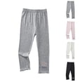 thumbnail image 4 of Odeerbi 2-8 Años Niñas Mallas Elásticas Algodón Pantalones Capris Verano Casual Transpirable Pantalón Elástico, 4 of 4