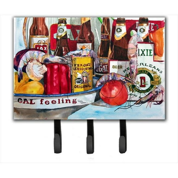 Carolines Treasures  Verons and New Orleans Beers Leash Holder or Key Hook