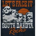 thumbnail image 2 of South Dakota Rocks SD Mount Rushmore Men's Graphic T Shirt Tees Brisco Brands L, 2 of 4