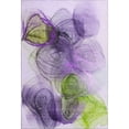 thumbnail image 2 of Addison Rugs Mayfield Washable Transitional Organic Purple Rectangle Rug, 5' x 7'6", 2 of 6