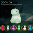 thumbnail image 3 of Jinsinto Dinosaur Night Light for Kids, Baby Night Light with Touch Sensor USB Rechargeable LED Nursery Lamp(Green), 3 of 5