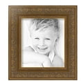 thumbnail image 2 of ArtToFrames 8" x 9" Wide Gold with Green Tones Picture Frame, 8x9 inch Gold Wood Poster Frame (WOM-5078),  Pack, 2 of 7