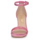 thumbnail image 2 of Sandalias De Tacón Grueso Con Brillo En El Tobillo Para Mujer Rosa US 9, 2 of 6