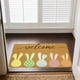 thumbnail image 5 of Decoración del hogar, Felpudo absorbente de bienvenida de Pascua, alfombra para puerta de entrada, diseño de conejos navideños, antideslizante, para interior y exterior, impermeable, para decoración, 5 of 5