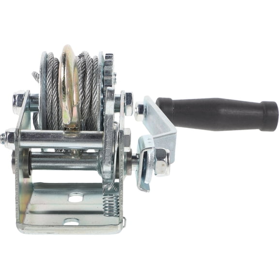 UPOUART 1Set Portable Winch for Boat Trailer Towing and Storage .1x5.1x4.7in