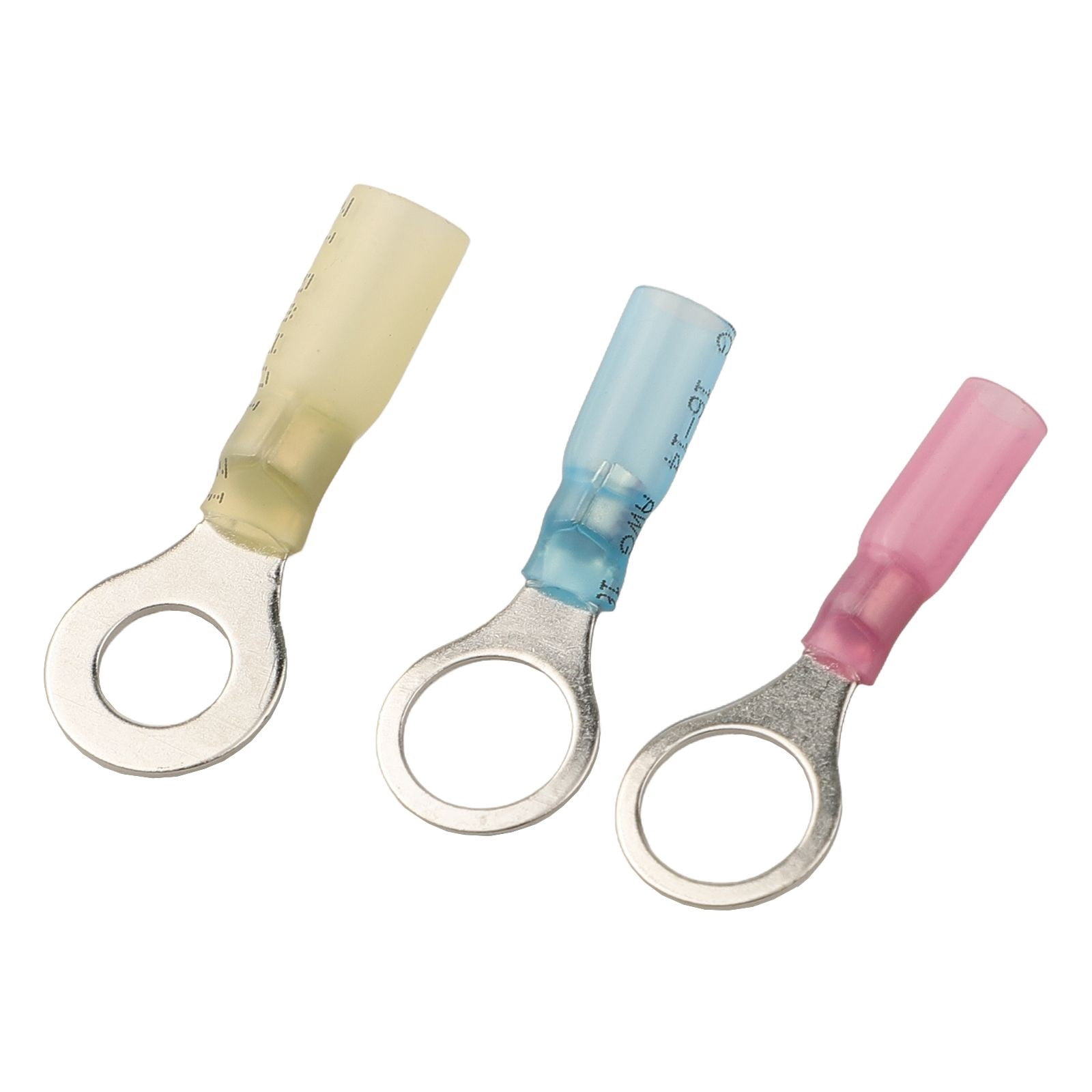 yaaqii Heat Shrink Wire Connectors, Crimp Connector Assortment, Ring Fork Spade Splices