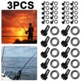 thumbnail image 1 of Portaanzuelos Pesca para Caña Pescar Soportes Seguridad para Señuelos (negro) 30 Uds., 1 of 9