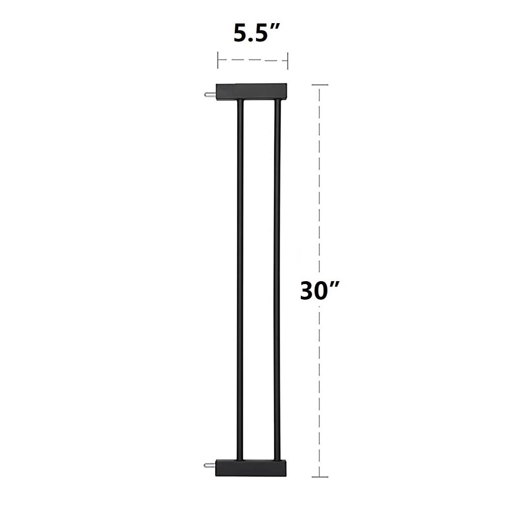 5.5" Width Door & Stair Gates Extensions Baby Gate Extensions