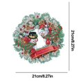 thumbnail image 4 of Corona Bricolaje 5D Pared Con Diamantes Navideños (#5), 4 of 8