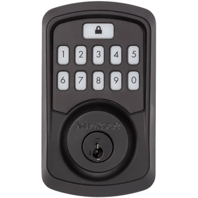 Cerradura Electronica Kwikset 99420-003 Aura Smart Lock Negro(Incluye instalación Gratuita en ciudades participantes)