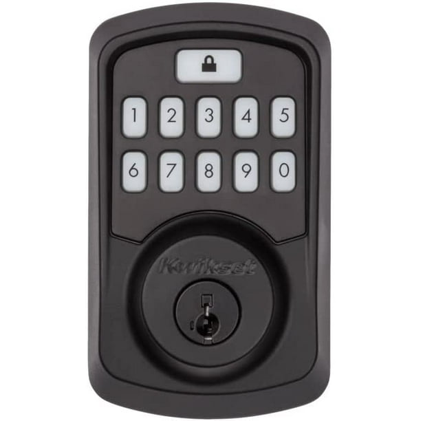 Cerradura Electronica Kwikset 99420-003 Aura Smart Lock Negro(Incluye instalación Gratuita en ciudades participantes)