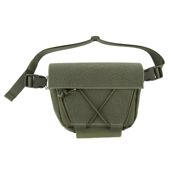 Pochette Goutte en Tissu Oxford, Trousse de Transport sous-Abdominal Sac Utilitaire Pochette d'Outils Sac Banane avec Conception à Plusieurs Couches pour Rig de Poitrine Gilet