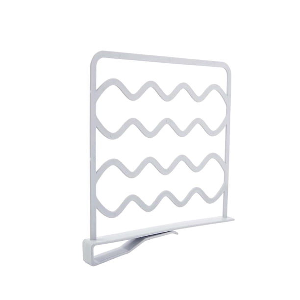 Xihbxyly Divisor de Almacenamiento, Instalación con Clip Ajustable, Organizador Versátil de Compartimentos, Divisor de Escritorio para Vitrina de Armario, Fácil de Usar, Espacio Ordenado y Ordenado,