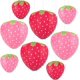 thumbnail image 2 of Nvzi 10 faroles de papel de fresa rosa, Windspeed, grandes faroles de fresa para decoración de fiestas de fresas, 3D, 20 y 30 cm (rosa), 2 of 5