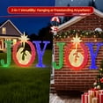 thumbnail image 3 of Starfree 49-inch Outdoor Nativity Decoration Lighted JOY Sign with Outdoor Christmas Yard Decorations Hanging and Standing Options for Porch & Garden, 3 of 9
