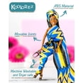 thumbnail image 4 of Muñeca KOOLOREZ Aisha de vinilo negro con articulaciones móviles de 12,5", 4 of 7