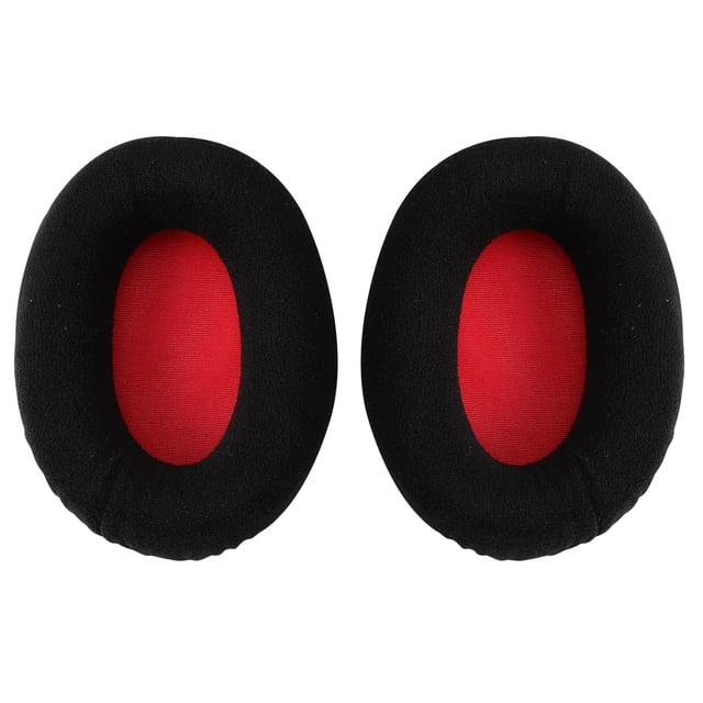 CIMAXIC Red Headset Cover with Memory Cotton for Earphone Use Soft Breathable High Elasticity,4.33"X3.15"X0.79"