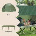 thumbnail image 4 of Portable Camping Cot for Adults,Folding Cot for Sleeping with Mattress, Elevated Tent and Sleeping Bag, Multifunctional Outdoor Tent Cot Bed 1 Person, 4 of 8