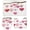 Style-2, variant on Valentines Personalized Hanging Hearts Bathroom Rugs and Mats Set 3 Piece Nonslip 20"x32" Valentines Day Bath Rugs and U-Shaped Contour Toilet Rug Bath Mats Shower Mats Bath Rug Mat