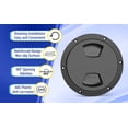 thumbnail image 4 of Colaxi 5 Inch Boat Deck Plate / Marine Access Boat, Non-Slip White, 4 of 14