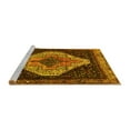 thumbnail image 2 of Ahgly Company Machine Washable Indoor Square Persian Yellow Traditional Area Rugs, 4' Square, 2 of 4