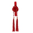 thumbnail image 3 of 1 juego antiguo chino pinza de pelo borla cinta flor gota pendiente rojo Sunnimix Pinza de pelo chino antiguo, 3 of 8