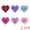 Style C, variant on Unique Bargains Wooden Heart Signs Extra Thick Free Standing Love Ornaments Style A 2.6"H