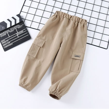 

THE WILD Casual Pretty Boys Casual Trousers Cargo Pants Spring Summer Fashion Elastic Cuffs Pants