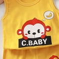 thumbnail image 4 of UAYOTSE Baby Boy Clothes Baby Boy 2PCS Outfits short Sleeve Round Neckline Tops Pants Set Baby Boy Spring Summer Clothes 2PC short Sleeve Pajamas Se,Sizes 5-6 Years, 4 of 5