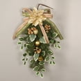 thumbnail image 2 of Suncoda Christmas Wreath, Christmas Upside Down Tree Home Decoration Pendant Garland Door Hanger, Christmas Ornament, 2 of 8