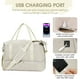 thumbnail image 5 of Bolsa de viaje WANDF para Spirit Airlines con puerto USB, color beige, 5 of 9