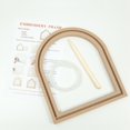 thumbnail image 3 of Aros de Bordado de Madera Sunnimix Marco Fijo Punto de Cruz Forma de Ventana de Arco, 3 of 6