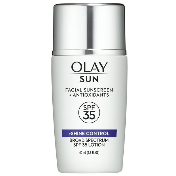 Olay Sun Face Sunscreen + Shine Control, SPF 35, 1.3 fl oz Walmart