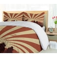 thumbnail image 5 of Ambesonne Western Horse Duvet Cover Sets, Cowboy Silhouette, 2-Queen, Paprika Camel, 5 of 7