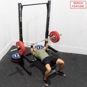 Valor Fitness BD-57 Pull-Up Rack with Storage Pegs, and J-Hooks for Squats and Bench Press (750lb Capacity)