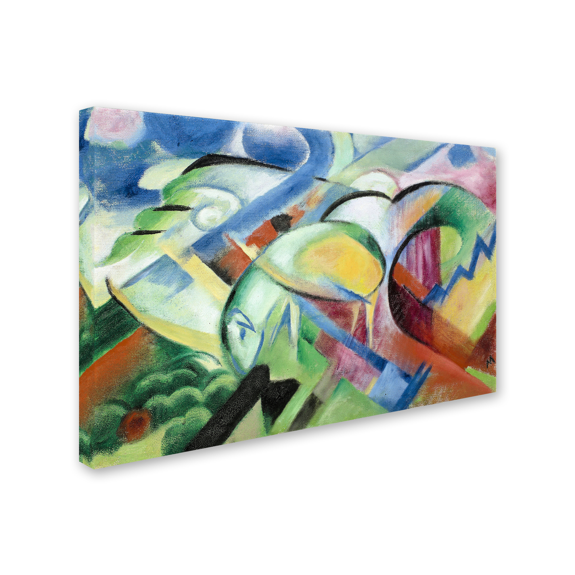 Trademark Fine Art 'The Sheep' Canvas Art by Franz Marc