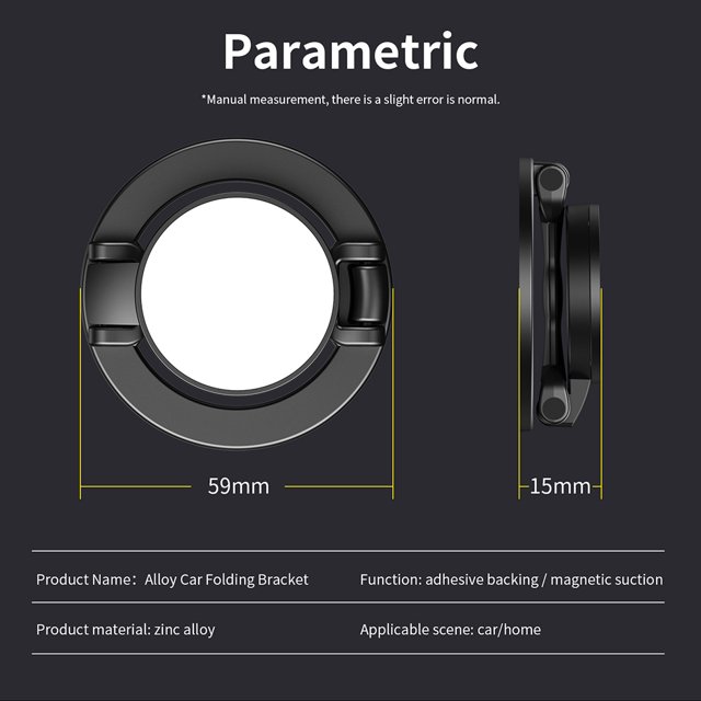 Soporte magnético para teléfono para coche soporte plegable para teléfono móvil para iPhone 15 14 13 12