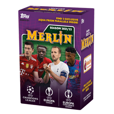 22 TOPPS UEFA CHAMPIONS LEAGUE MERLIN VALUE BOX