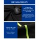 thumbnail image 3 of Ropa interior térmica para hombre, ropa interior funcional, ropa interior de esquí, invierno, negro-L, 3 of 6