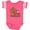 Football Pink and White, variant on Inktastic My Papa is a Firefighter with Fire Truck Boys or Girls Baby Bodysuit