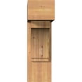 thumbnail image 2 of Ekena Millwork 7 1/2"W x 20"D x 24"H Imperial Block Smooth Bracket w/ Offset Brace, Western Red Cedar, 2 of 4