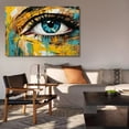 thumbnail image 6 of Colorful Eye Abstract Picture Of The Eye Painting Canvas Poster Bedroom Decor Sports Landscape Office Room Decor Gift,Frame-style,16x24inch(40x60cm), 6 of 8